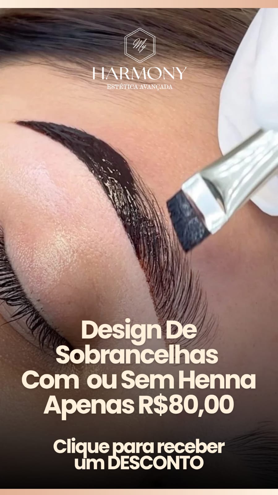 Design de Sobrancelhas por R$ 80,00